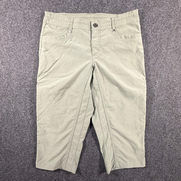 Kuhl Pants - KUHL Splash Capri Pants Womens 6 Sage Green Hiking Outdoor Performance Cropped